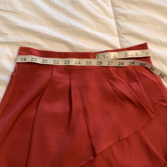 Salmon mini ruffle skirt - Picture 4 of 5